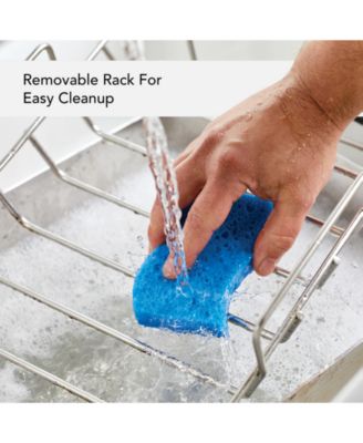 5-Ply Clad Stainless Steel 15" x 11.5" Roaster with Removable Rack