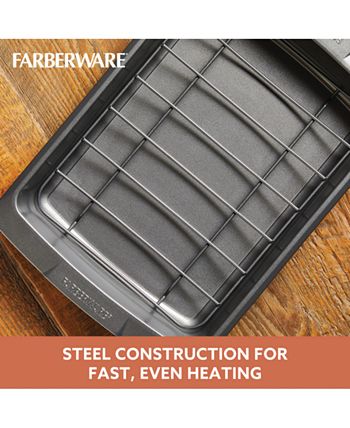 Farberware Bakeware Nonstick Roaster with U-Rack - Macy's