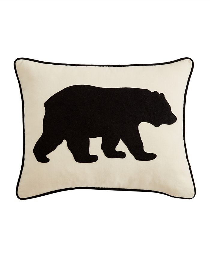 Eddie Bauer Bear Breakfast Decorative Pillow Cover, 16" x 20" Macy's