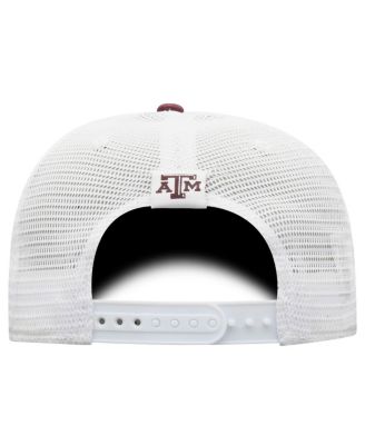 Men's Maroon, White Texas A&M Aggies Trucker Snapback Hat