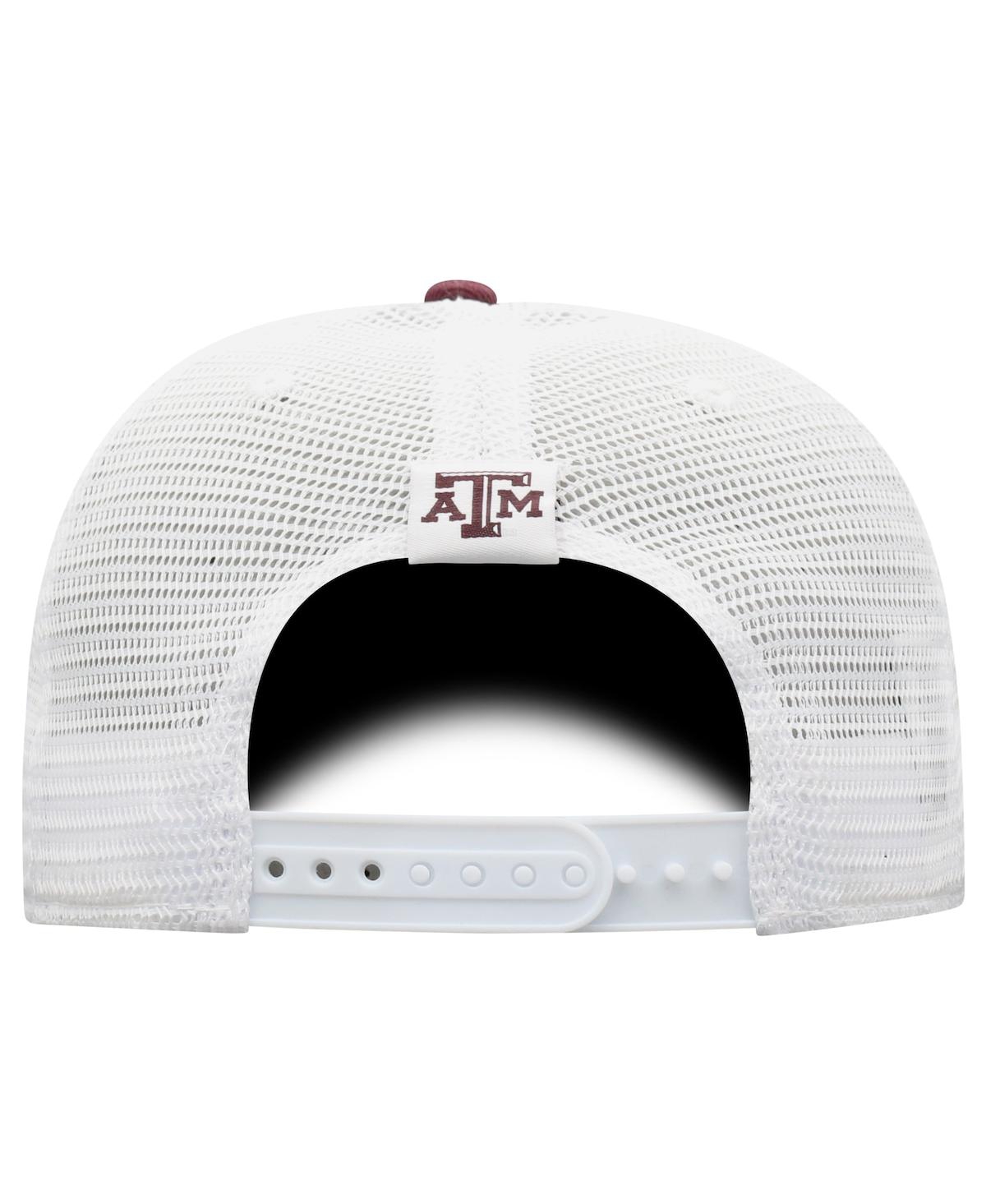 Top Of The World Men's  Maroon, White Texas A&m Aggies Breakout Trucker Snapback Hat In Maroon,white