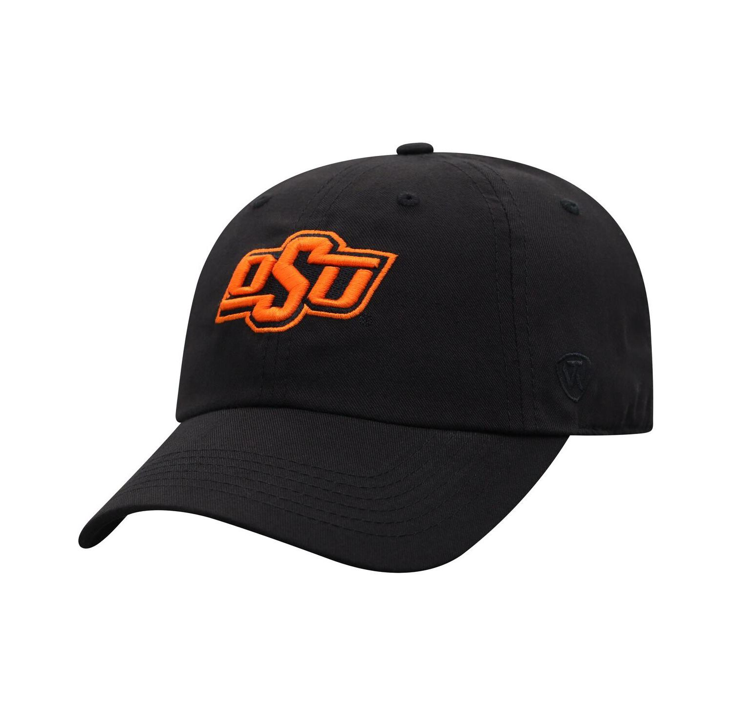 Men's Black Oklahoma State Cowboys Staple Adjustable Hat