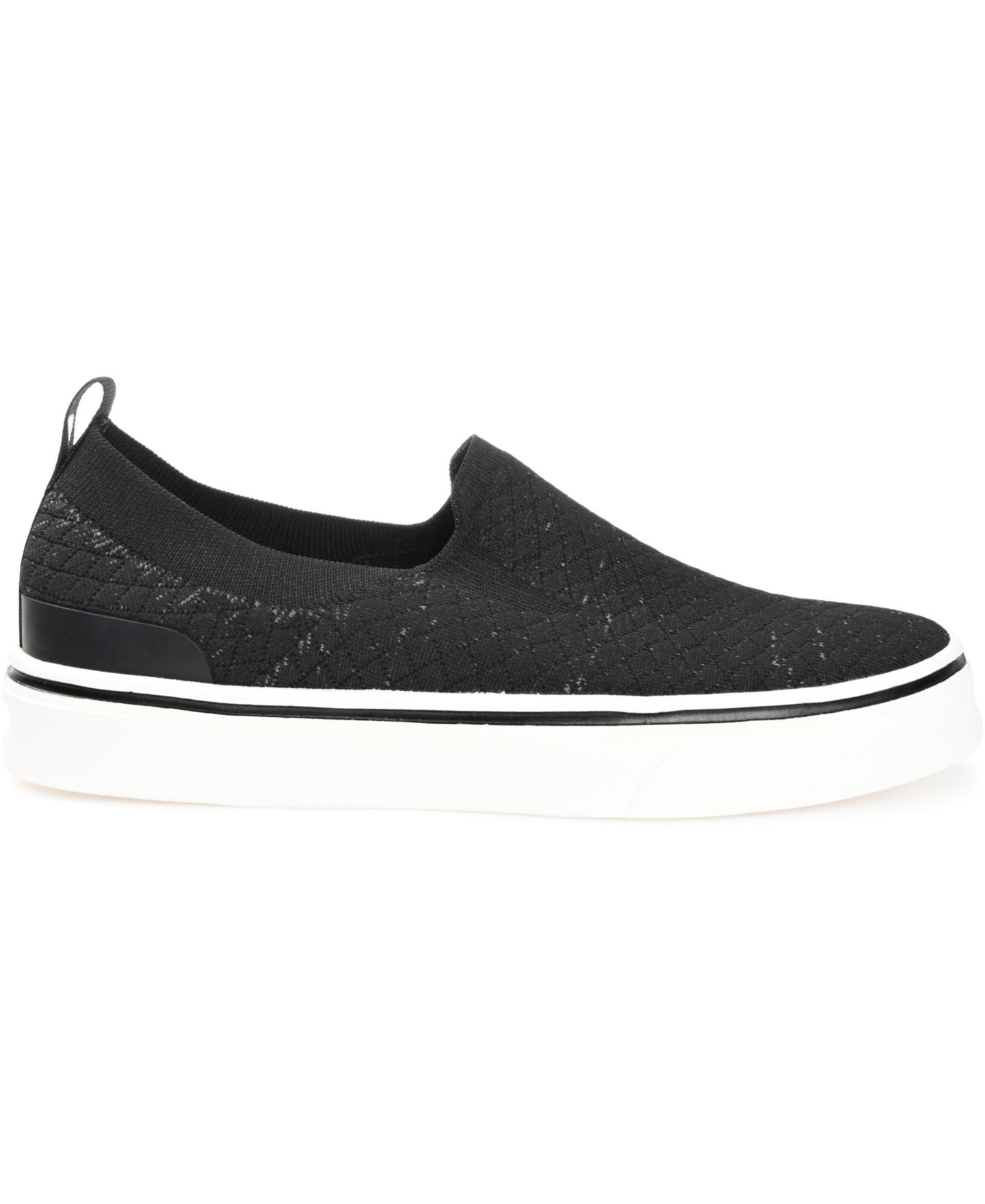 Мужские кроссовки Vance Co. Hamlin Casual Knit Slip-on, цвет: Чёрный — фото 2