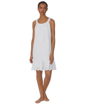 Lauren Ralph Lauren - Women's Eyelet-Trim Nightgown
