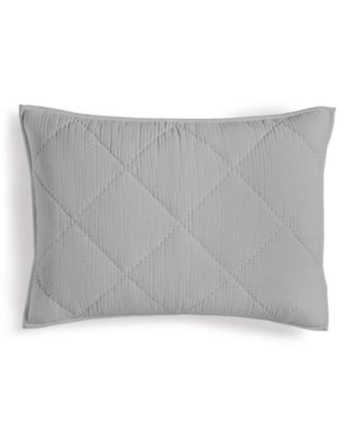 Hotel Collection - Dobby Diamond Quilted King Sham, Created for Macy's