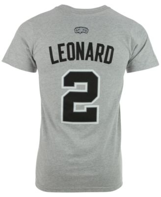 adidas - Men's Short-Sleeve Khawi Leonard San Antonio Spurs Player T-Shirt