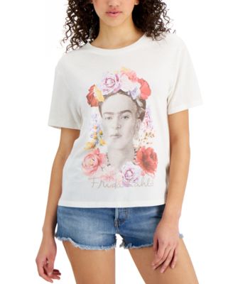 Love Tribe - Juniors' Frida Kahlo Graphic T-Shirt