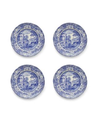 Spode Blue Italian Luncheon Plate Set/4 - Macy's