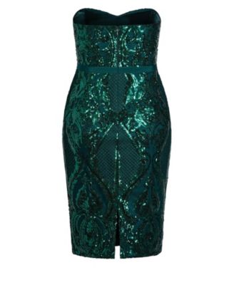 Plus Size Sequin Sofia Dress