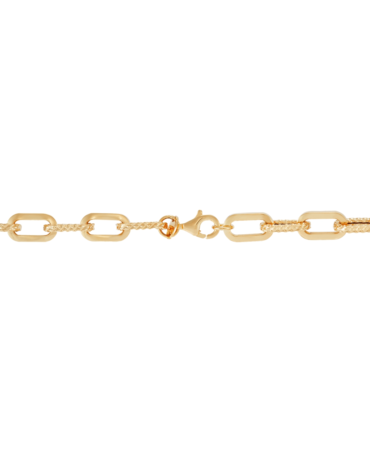 Polished & Textured Link 18