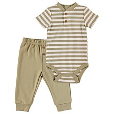 Baby Boys Bodysuit and Jogger Pants, 2 Piece Set