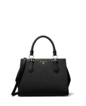 Black Leather Michael Kors Handbags - Macy's