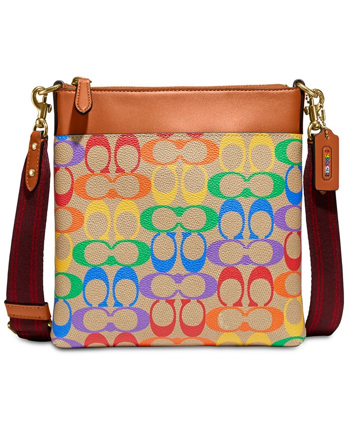 COACH Pride Coated Canvas Signature Kitt Crossbody Macy's