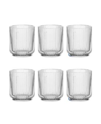 TarHong Mesa Double Old Fashion Premium Acrylic Glasses, Set of 6 - Macy's