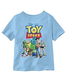 Toddler Boys Toy Story Group Short Sleeves Graphic T-shirt