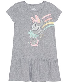 Little Girls Rainbow Minnie Dress