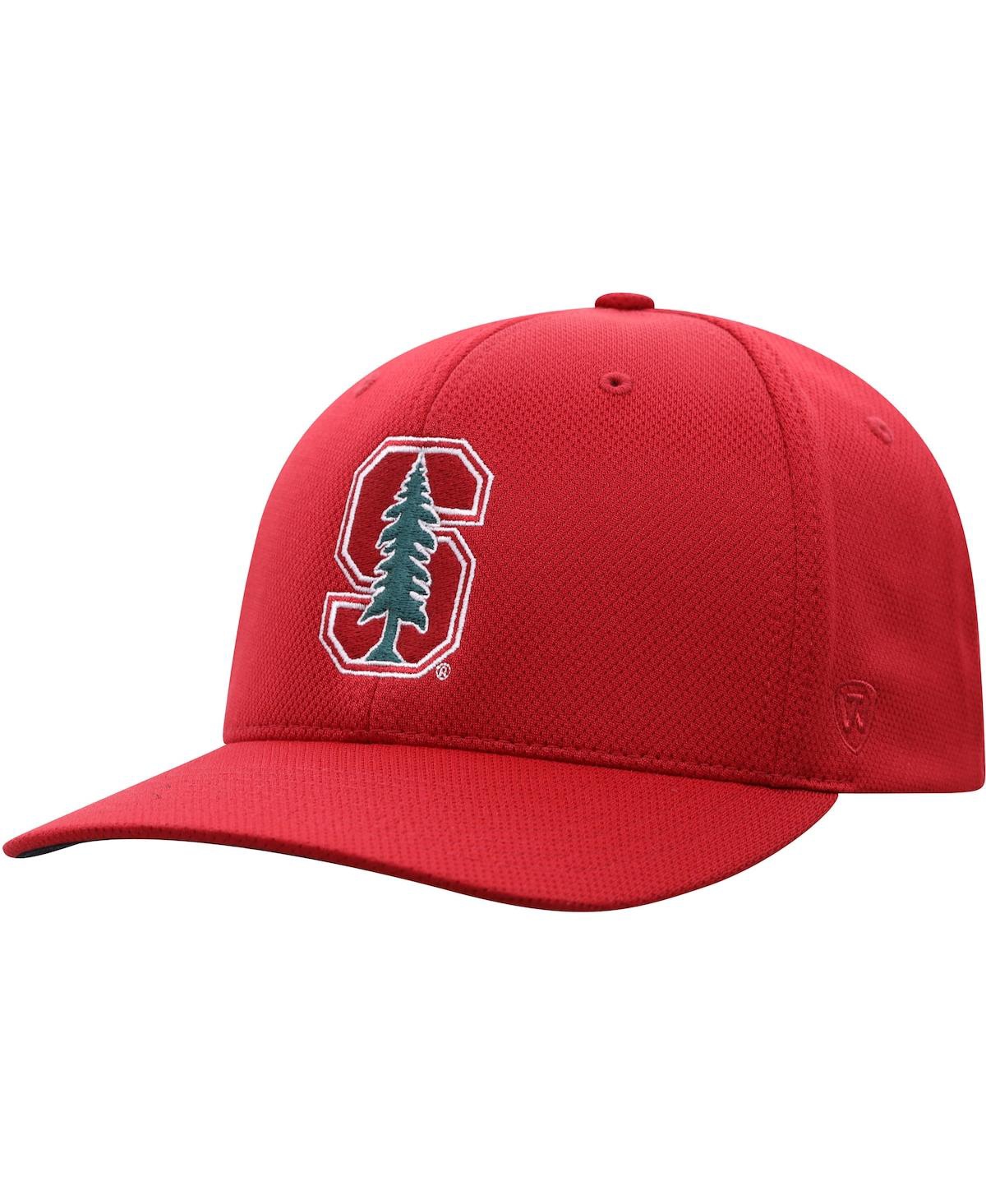 Shop Top Of The World Men's  Cardinal Stanford Cardinal Reflex Logo Flex Hat