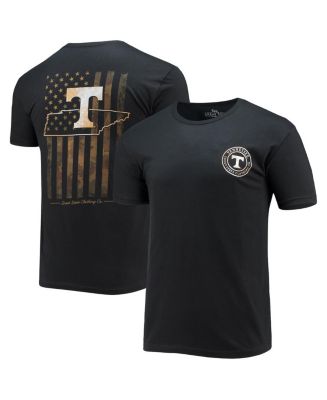 Men's Great State Clothing Black Tennessee Volunteers Camo Flag T-shirt ...