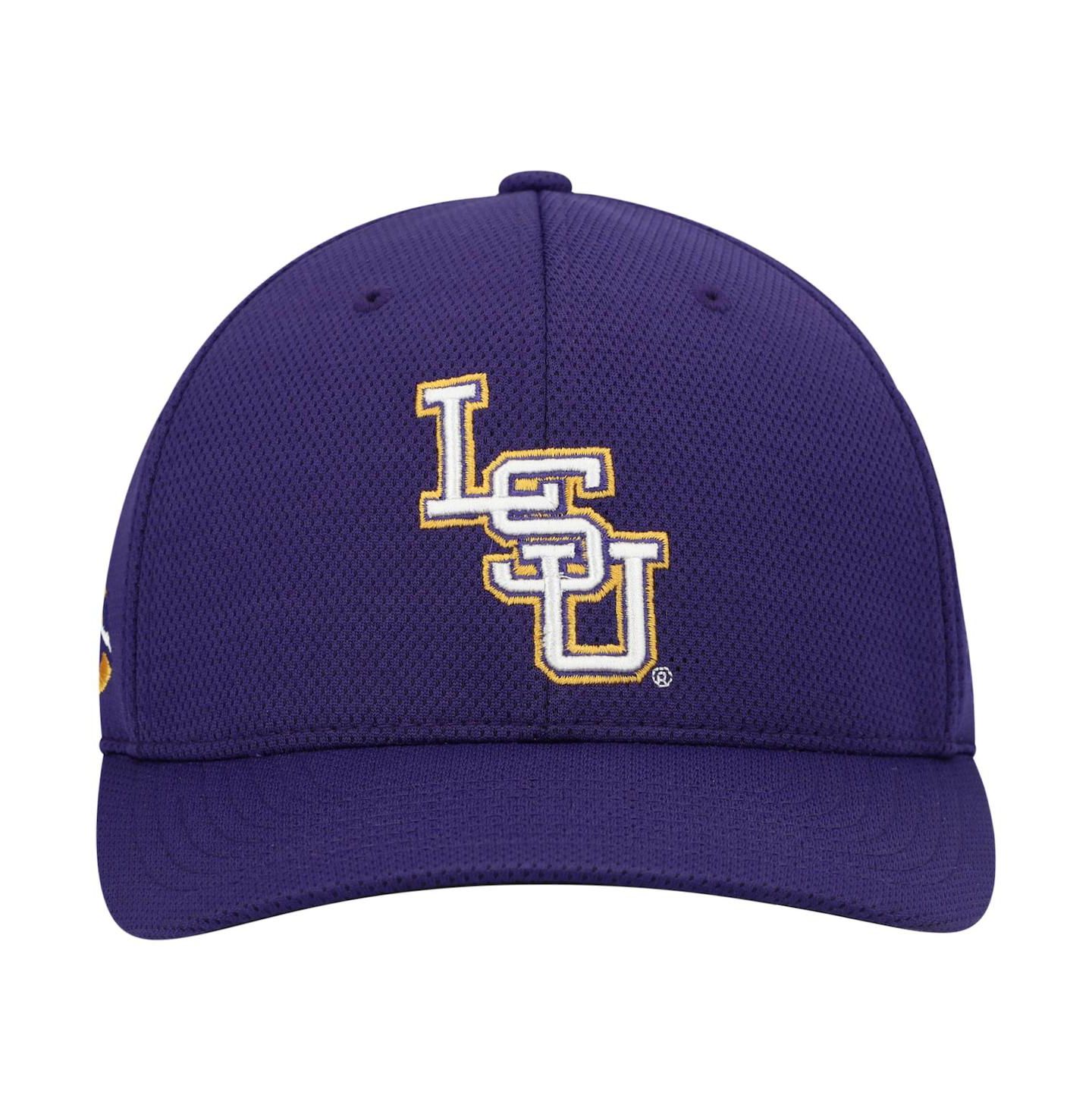 Мужская кепка Top of the World Purple Lsu Tigers Reflex Logo Flex Hat — фото 3