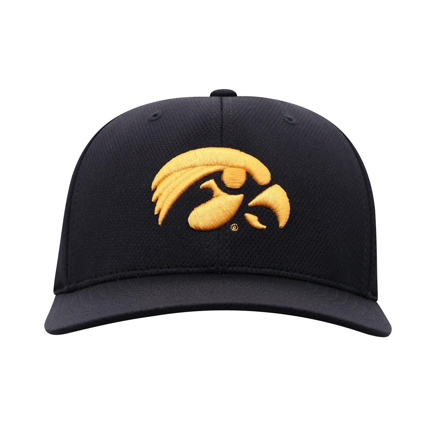 Men's Black Iowa Hawkeyes Reflex Logo Flex Hat