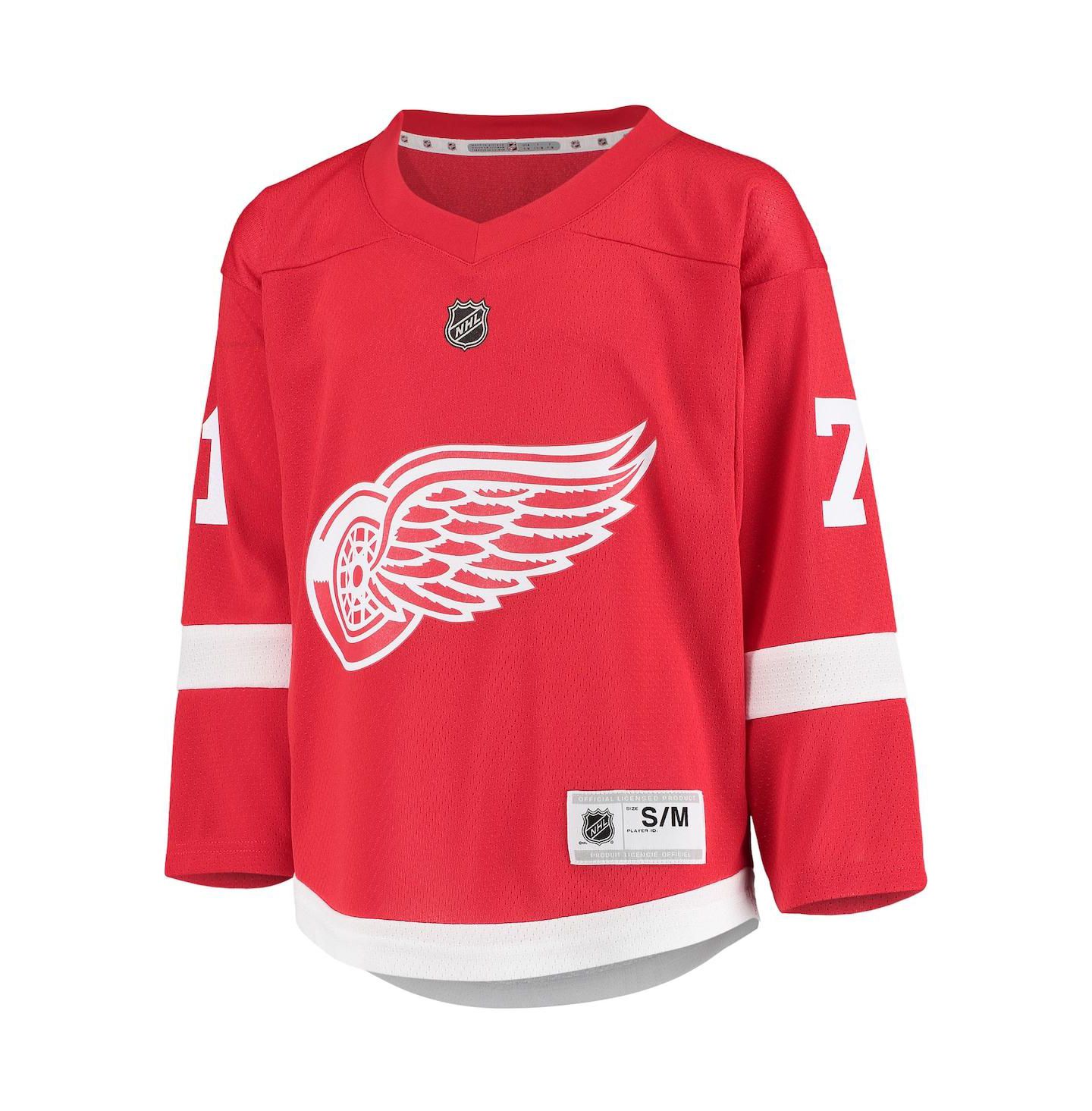 Топ Outerstuff Dylan Larkin Red Detroit Red Wings Home Replica Player Jersey для мальчиков — фото 3