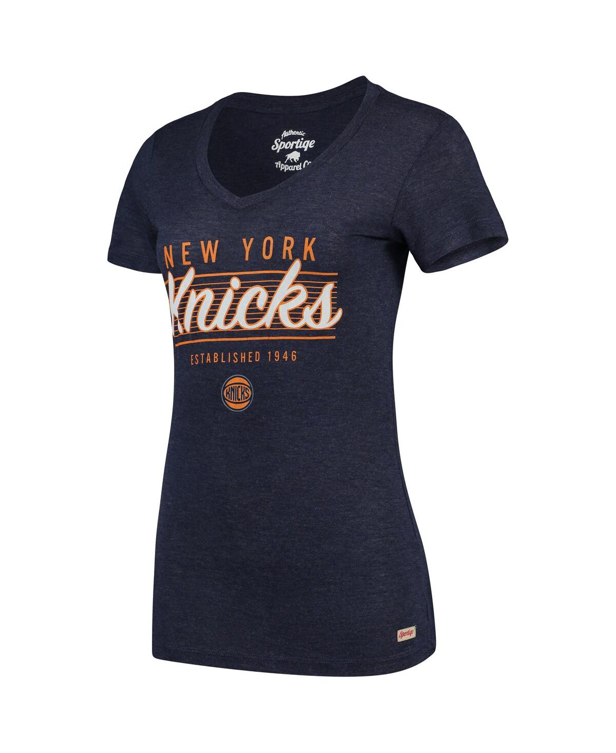 New Era Women's New York Yankees Pinstripe V-Neck T-Shirt - Macy's