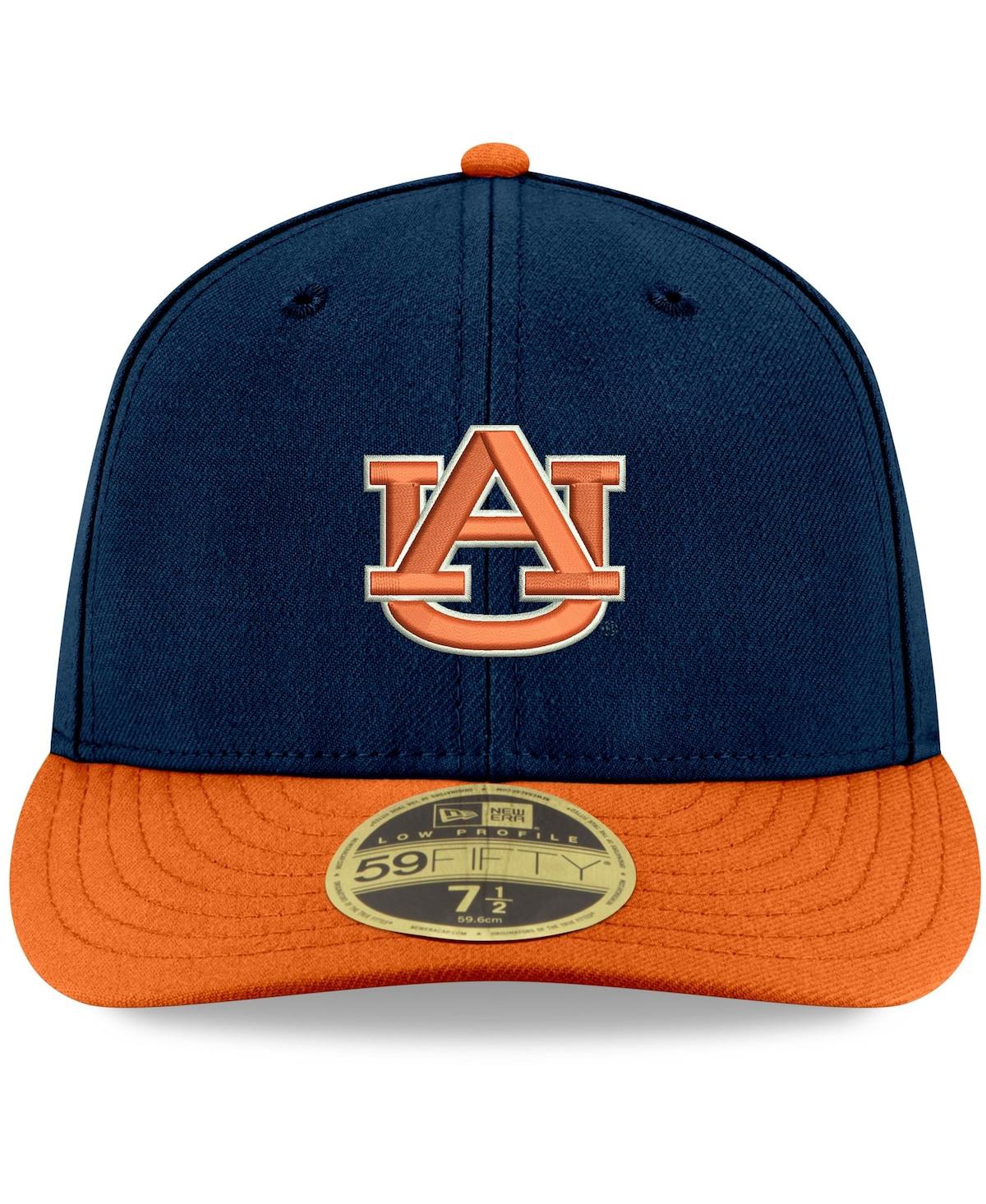 Men's New Era Orange Auburn Tigers Basic Low Profile 59Fifty Fitted Hat - Orange