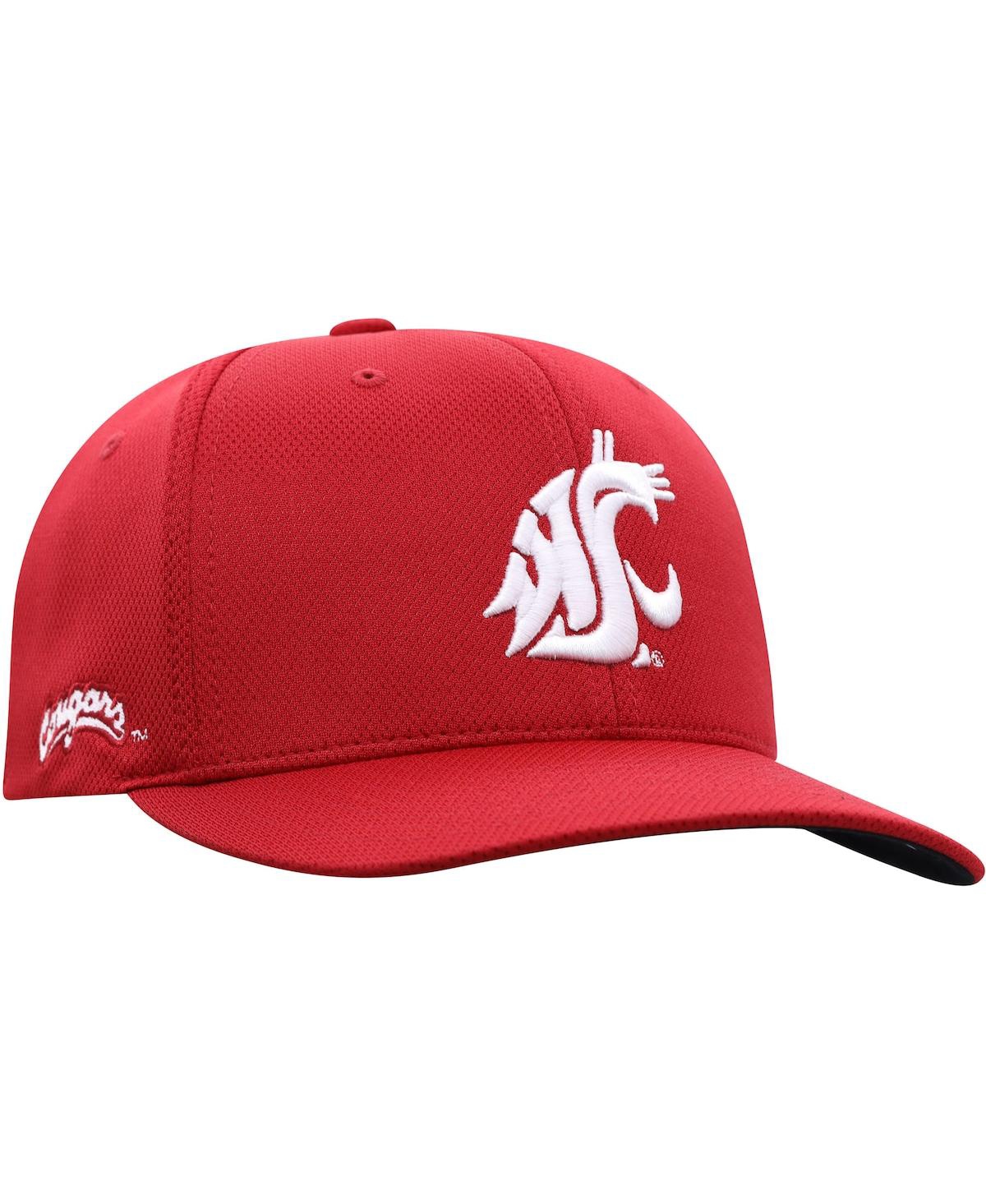 Shop Top Of The World Men's  Crimson Washington State Cougars Reflex Logo Flex Hat