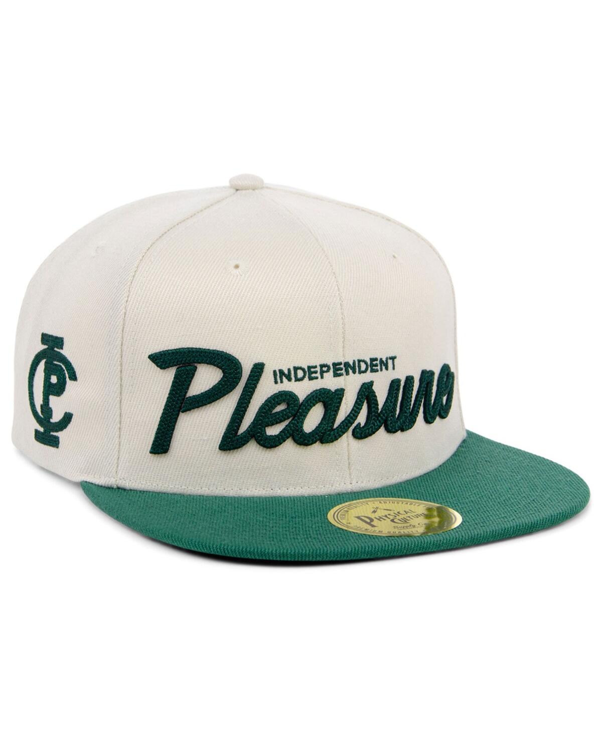 Shop Physical Culture Men's  Cream Independent Pleasure Club Of New Jersey Black Fives Snapback Adjustable