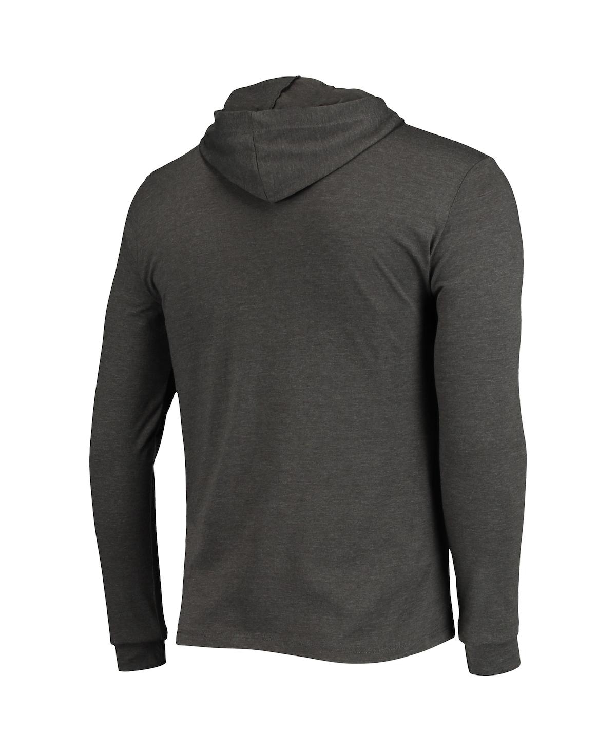 Men's Concepts Sport Charcoal Nebraska Huskers Meter Long Sleeve Hoodie T-shirt and Jogger Pants Sleep Set - Charcoal