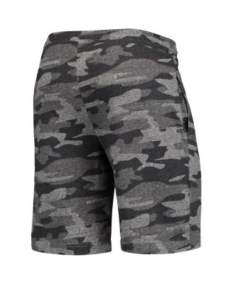 Men's Charcoal, Gray Iowa Hawkeyes Camo Backup Terry Jam Lounge Shorts