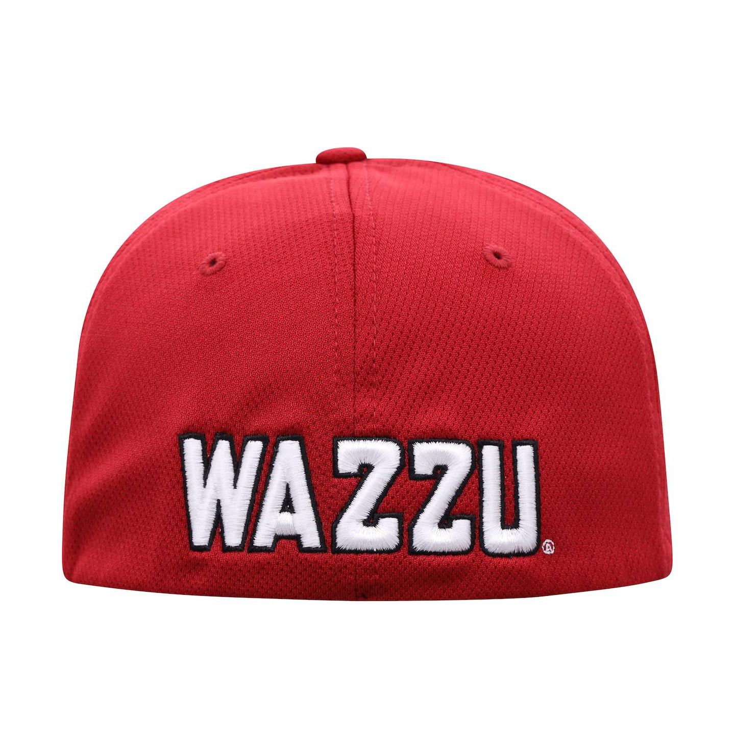Мужская кепка Top of the World Crimson Washington State Cougars Reflex Logo Flex Hat — фото 5