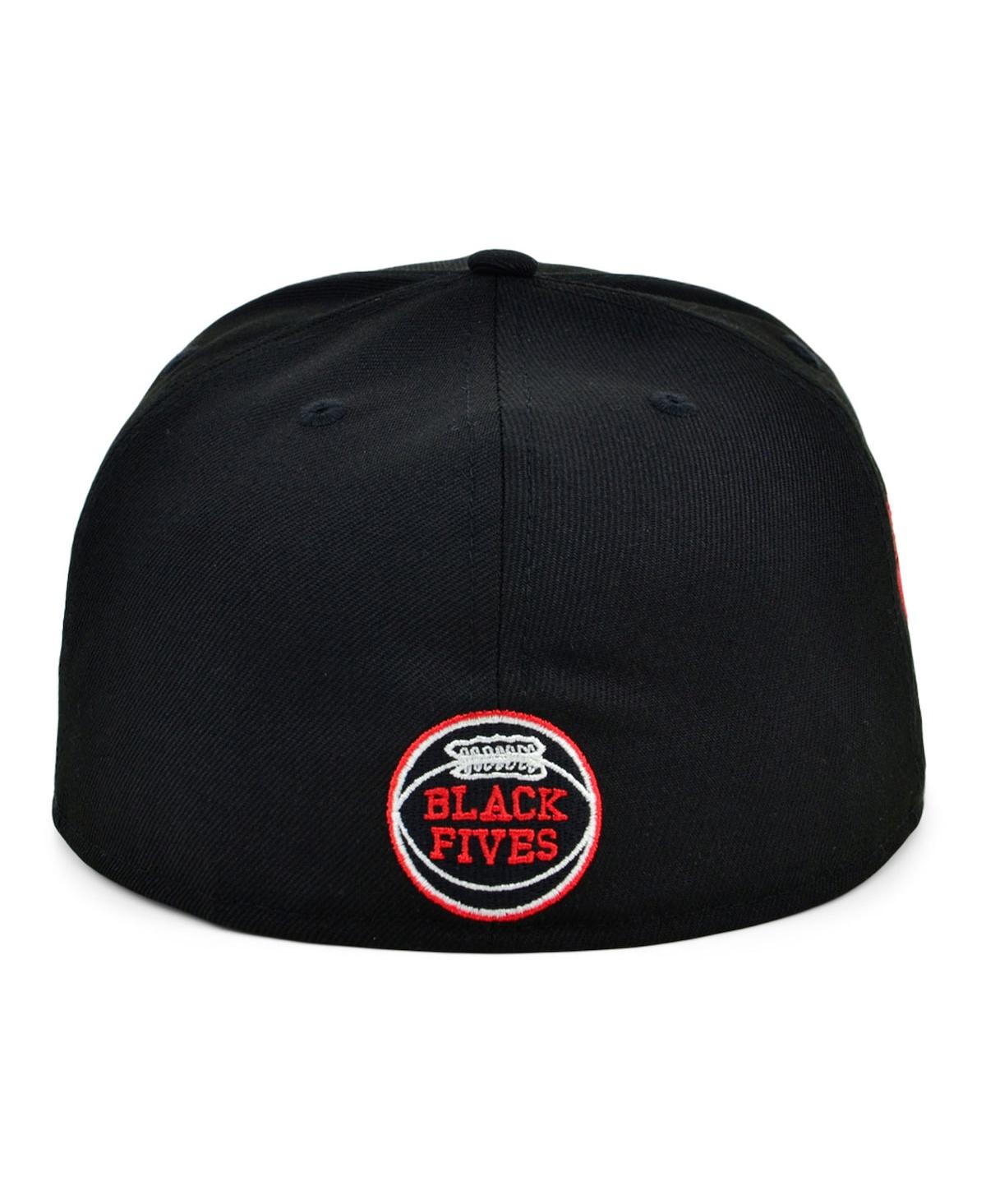Shop Physical Culture Men's  Black 12 Streeters Black Fives Fitted Hat