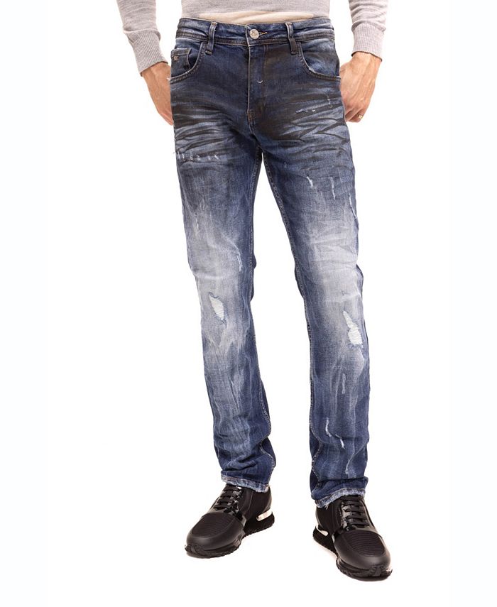 RON TOMSON Men's Modern Oiled Denim Jeans - Macy's