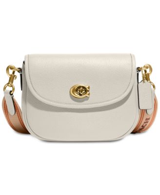 macys coach saddle bag