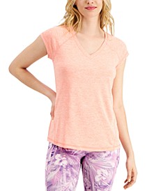 Women's Essentials Rapidry Heathered Performance T-Shirt, XS-4X, Created for Macy's
