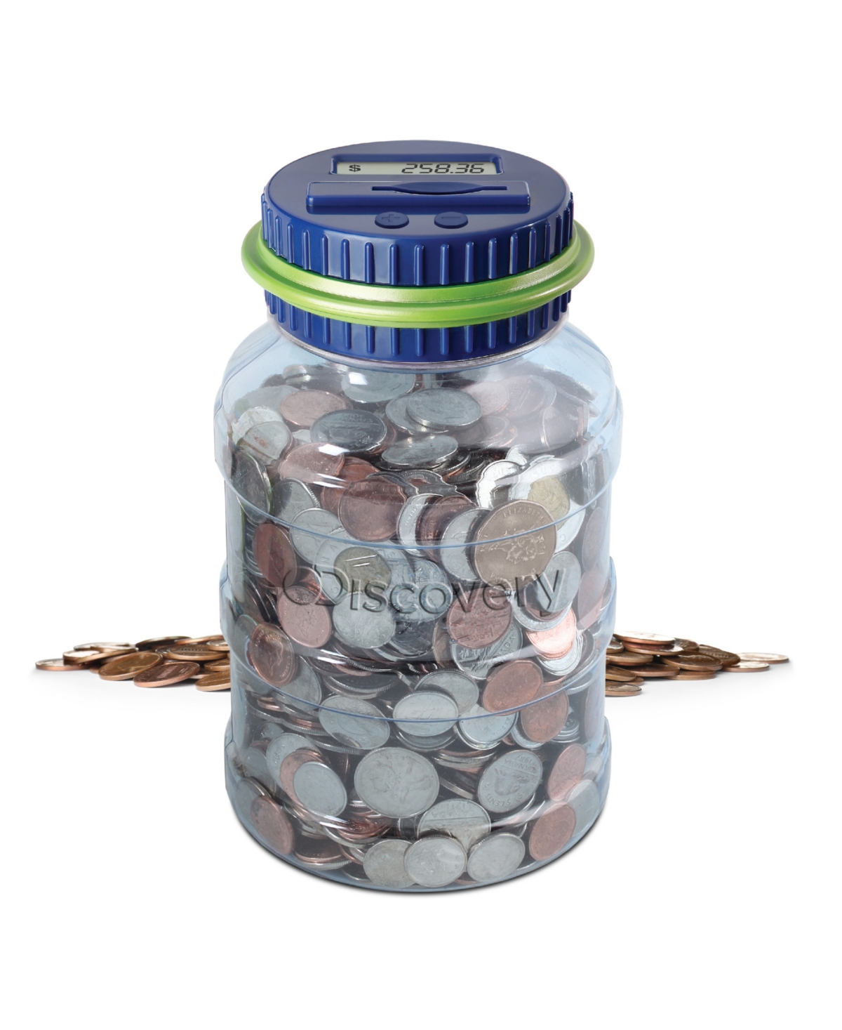 Discovery Digital Coin-counting Money Jar With Lcd Screen In Open Miscellaneous
