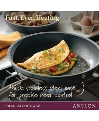 Accolade Forged Hard-Anodized Nonstick Frying Pan Set, 2-Piece, Moonstone