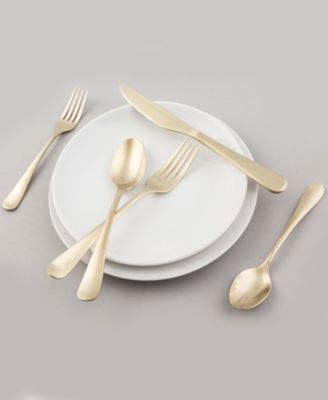 Набор столовых приборов Cambridge Silversmiths Cambridge Silversmiths Rhiannon Champagne Satin из 20 предметов, сервиз на 4 персоны