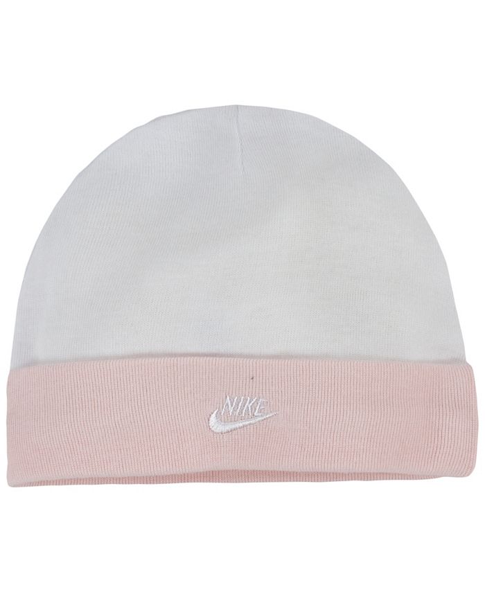 Nike Baby Girls Capsule Connect Gift Box Bodysuit, Bib and Hat, 3 Piece