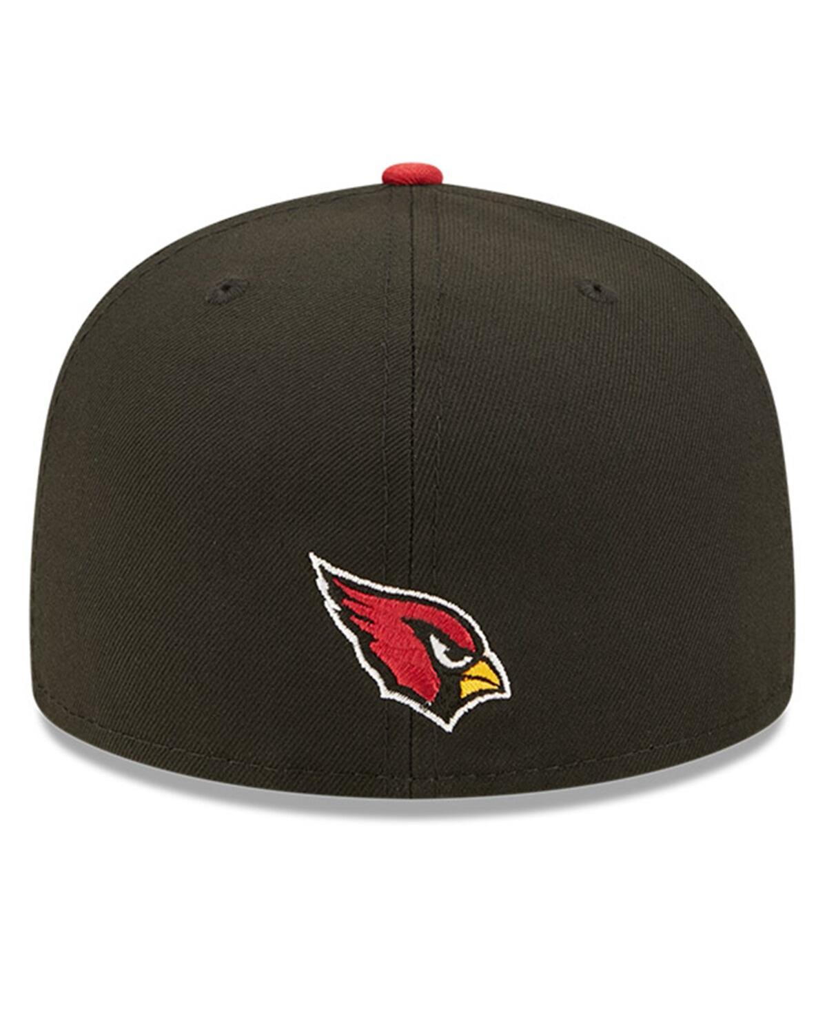 New Era Men's  Black And Cardinal Arizona Cardinals 2022 Nfl Draft On Stage 59fifty Fitted Hat In Black,cardinal