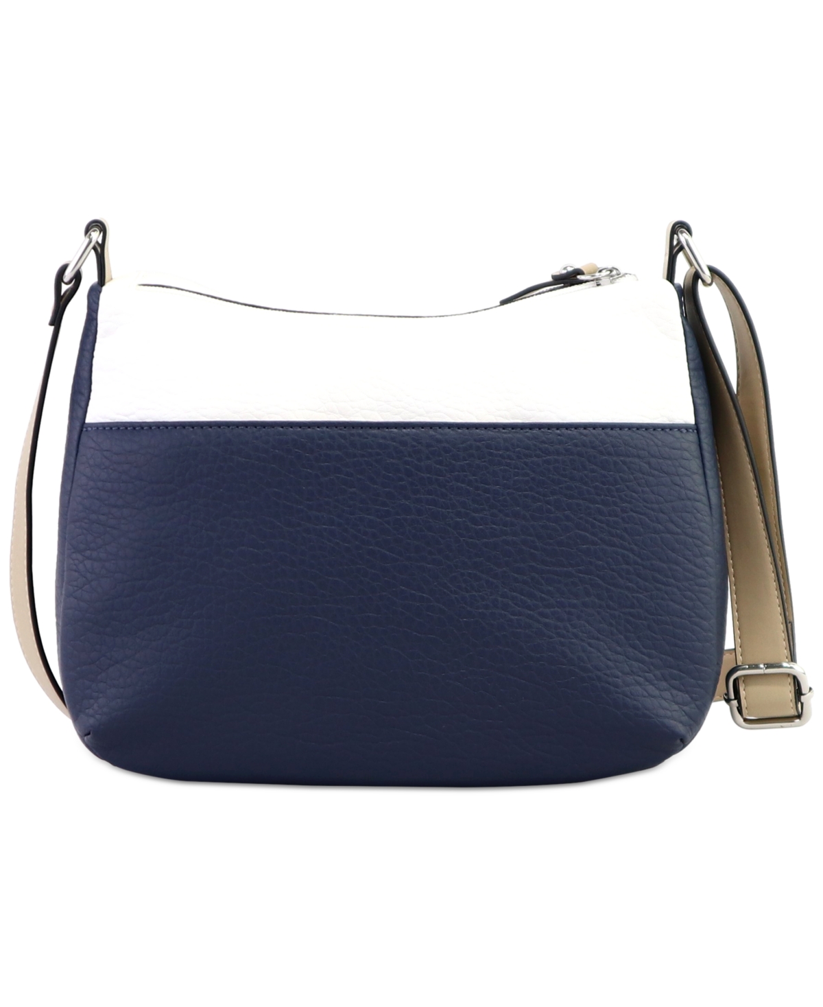 Giani Bernini Colorblock Pebble Hobo, Created for Macy's -oatmeal/nvy