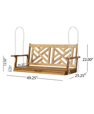 Alejandro Outdoor Hanging Porch Swing