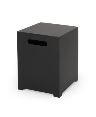 Vernon Outdoor Rectangular Fire Pit with Tank Holder