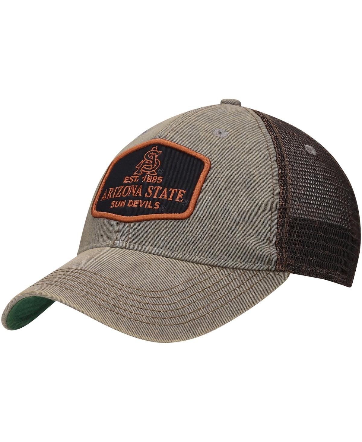 Shop Legacy Athletic Men's Gray Arizona State Sun Devils Legacy Practice Old Favorite Trucker Snapback Hat