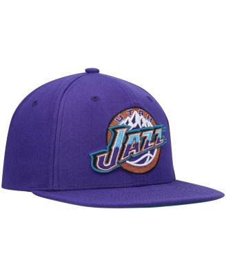 Men's Purple Utah Jazz Hardwood Classics Team Ground 2.0 Snapback Hat