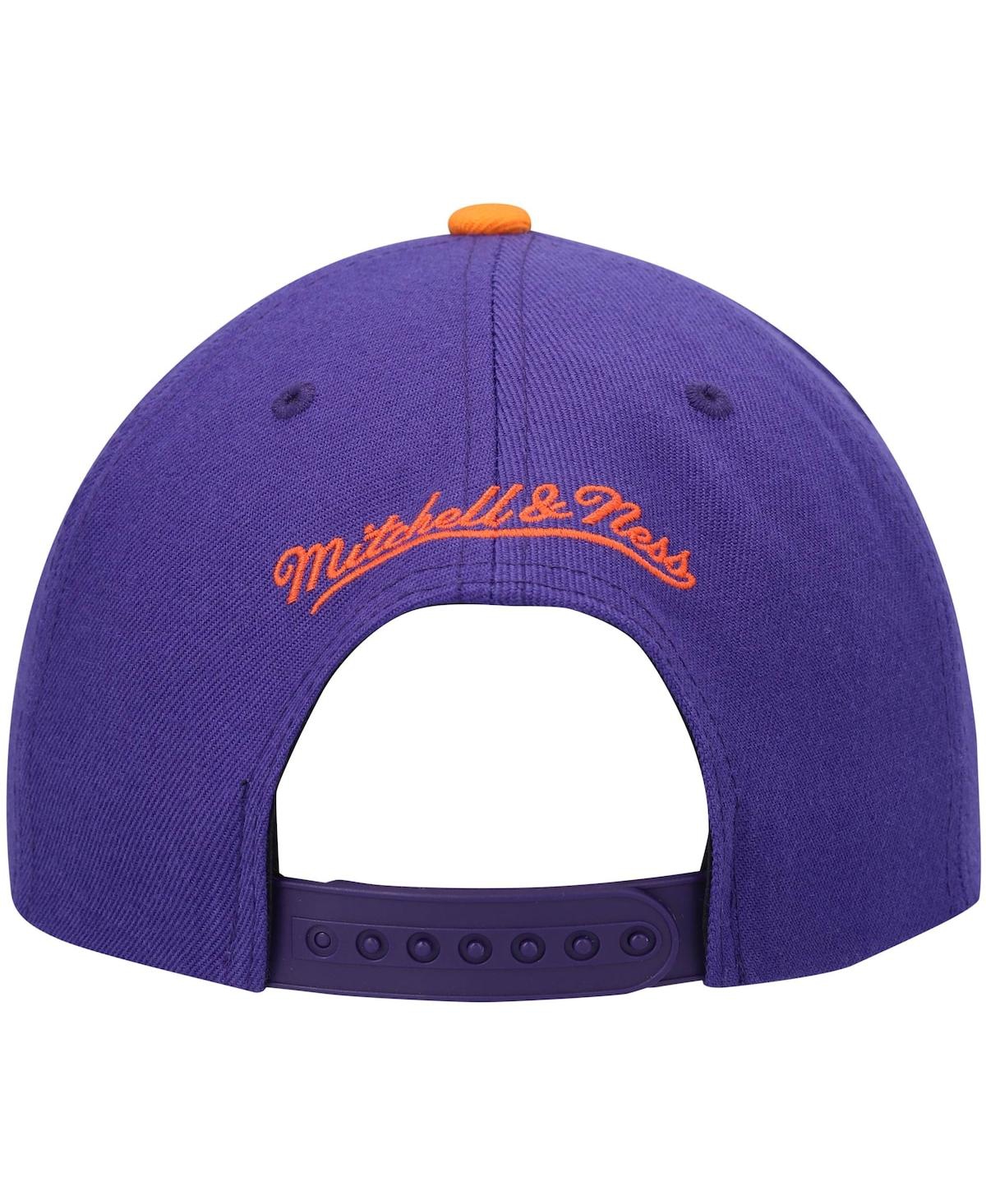 Shop Mitchell & Ness Men's  Purple, Orange Phoenix Suns Hardwood Classics Team Two-tone 2.0 Snapback Hat In Purple,orange