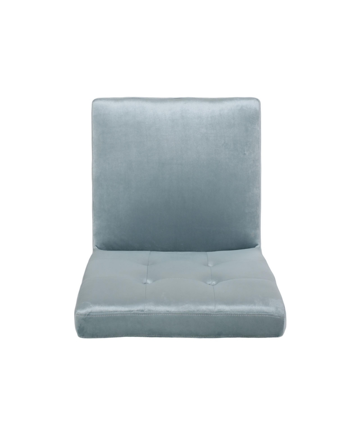 Noble House Centennial Glam Tufted Home Office Chair With Swivel Base In Blue