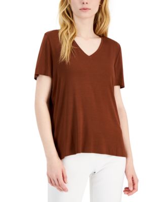 Alfani - V-Neck T-Shirt, Created for Macy's