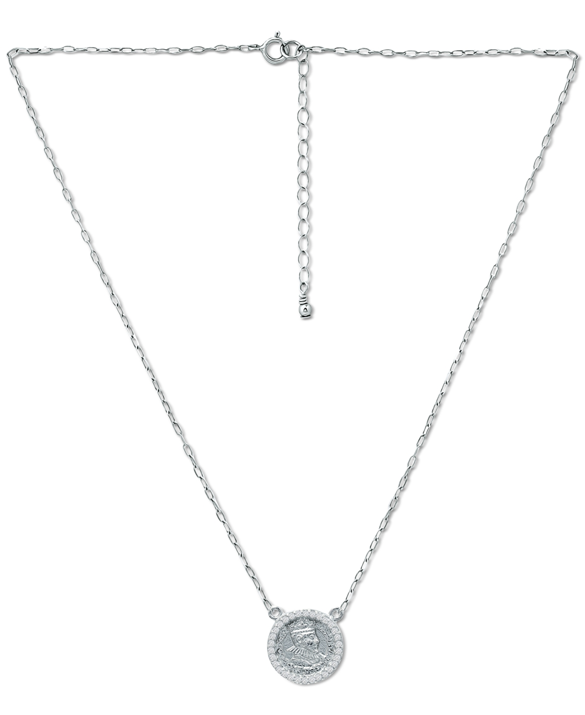 Giani Bernini Cubic Zirconia Coin Pendant Necklace  16
